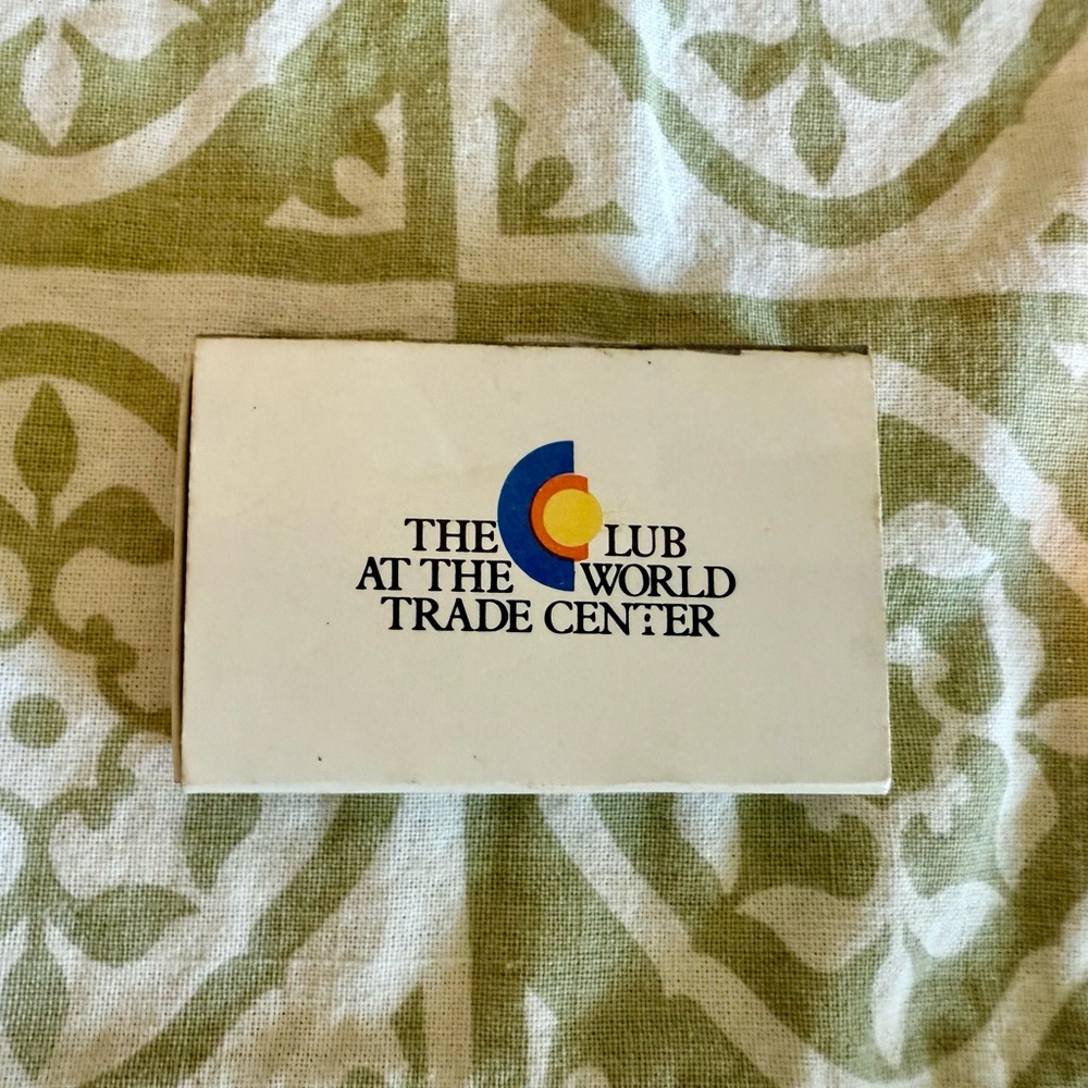Vintage Club at the World Trade Center Matchbook